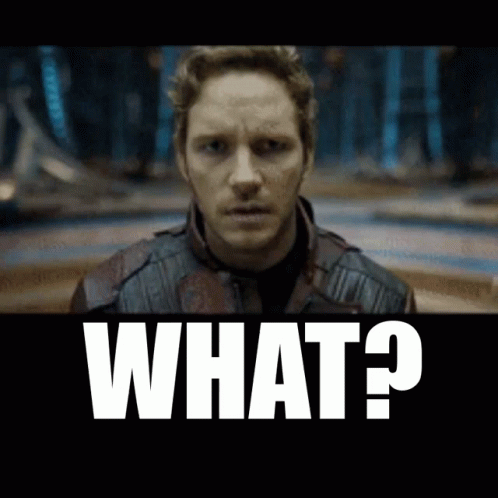 Star Lord What Shocked With The News GIF