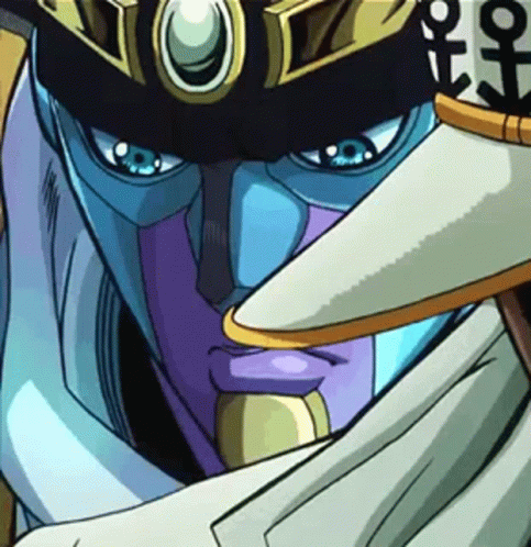 Star Platinum Jotaro Kujo Changing Color GIF
