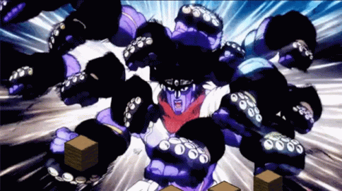 Star Platinum The Roblox Jotaro Punch GIF