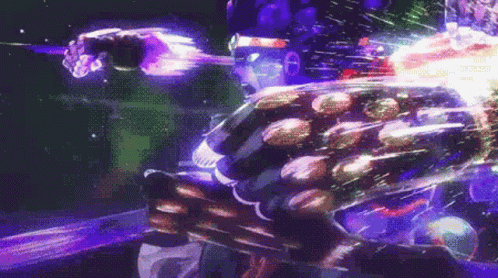 Star Platinum Summoning The Rain Punch GIF
