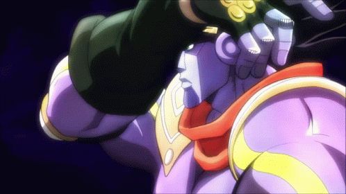Star Platinum Star 17 Card GIF
