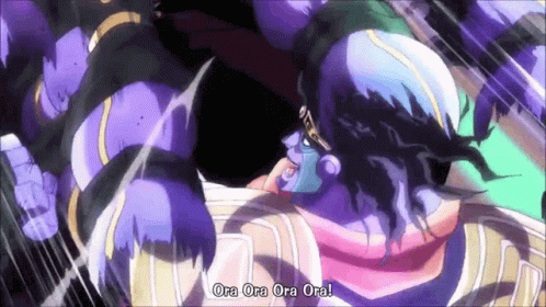 Star Platinum Ora Ora Jojo Stone Ocean GIF