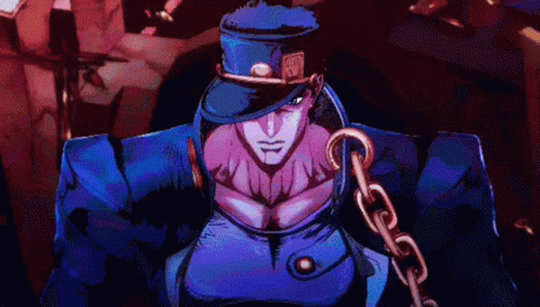 Star Platinum Jotaro Recharging Power GIF