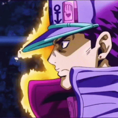 Star Platinum Final Clash With The World GIF