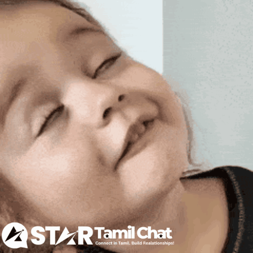 Star Tamil Chat Ad With Child Face GIF