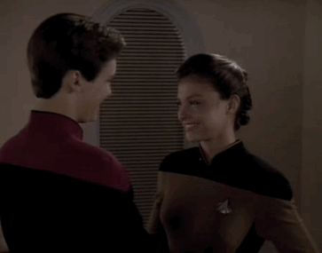 Star Trek Ashley Judd Hugging GIF