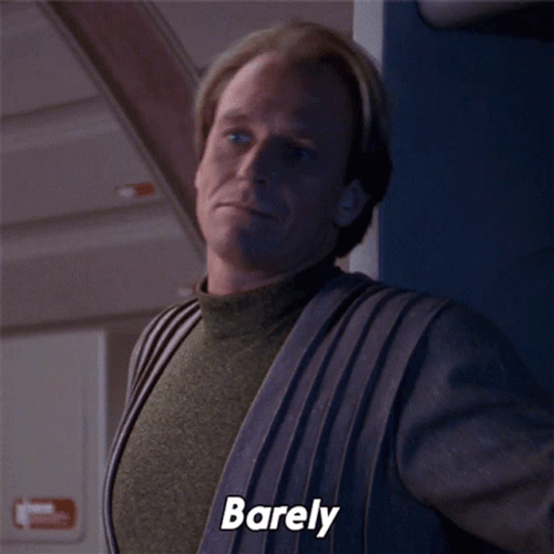 Star Trek Corbin Bernsen Barely GIF