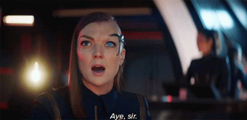 Star Trek Discovery Aye GIF