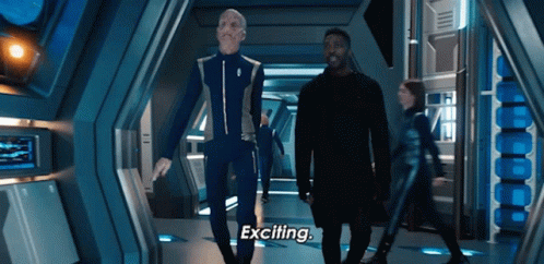 Star Trek Discovery Exciting GIF
