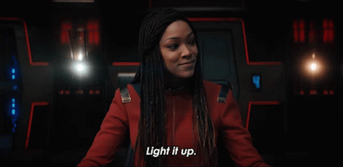 Star Trek Discovery Light It Up GIF