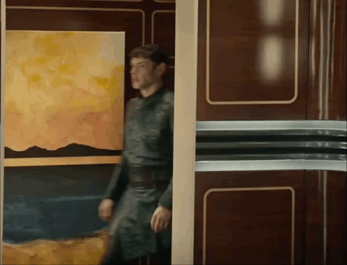 Star Trek Ethan Peck Punching Air GIF