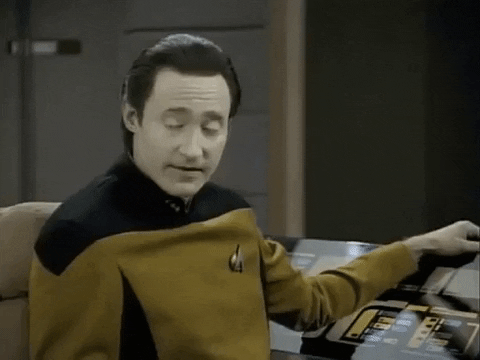 Star Trek Fake Laugh GIF