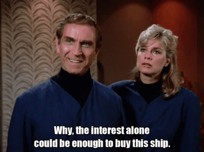 Star Trek Interest To Buy A Ship GIF