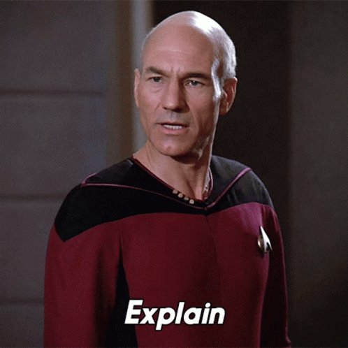 Star Trek Man Saying Explain