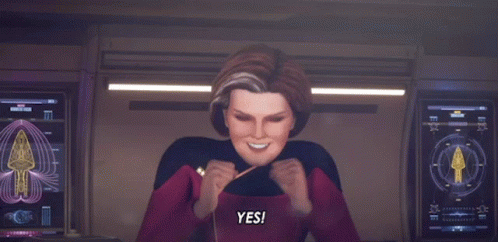 Star Trek Prodigy Yes Captain Kathryn Janeway GIF