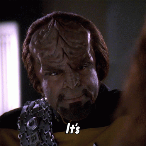 Star Trek Worf That Was Easy GIF