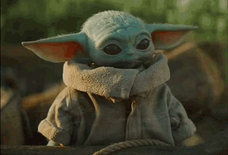Star Wars Baby Yoda Alien GIF