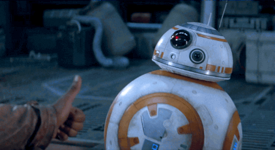 Star Wars Bb-8 Robot Thumbs-up GIF