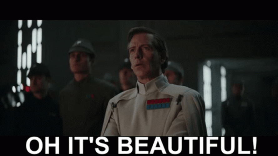 Star Wars Ben Mendelsohn It's Beautiful GIF