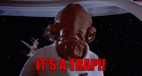 Star Wars Character Says Its a Trap
