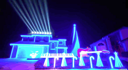 Star Wars Christmas Lights GIF