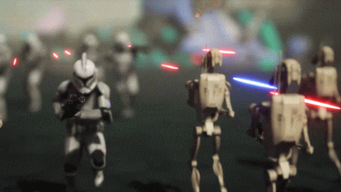 Star Wars Clone Raygun War GIF