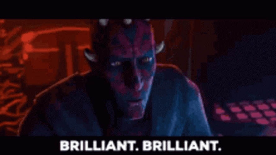 Star Wars Darth Maul Brilliant  GIF