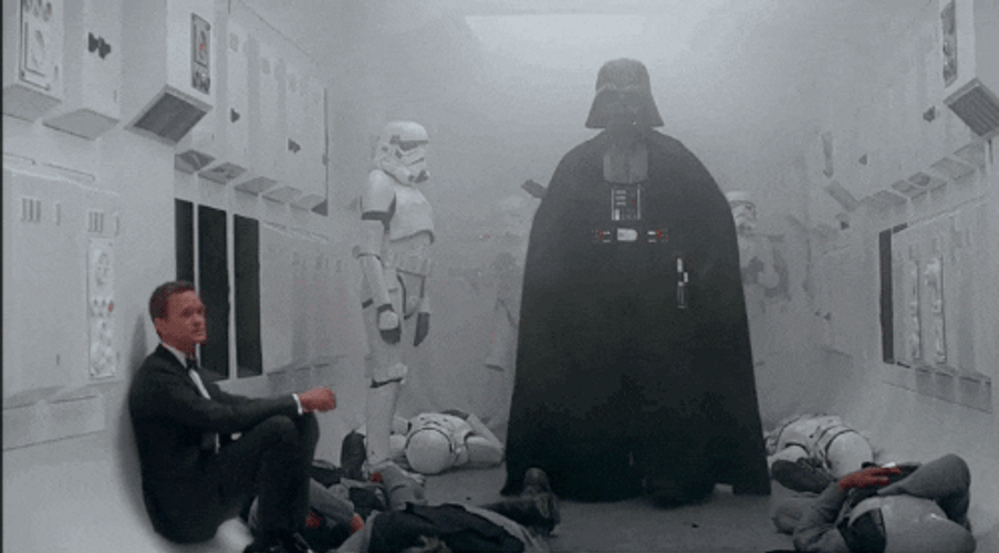 Star Wars Darth Vader Walking GIF