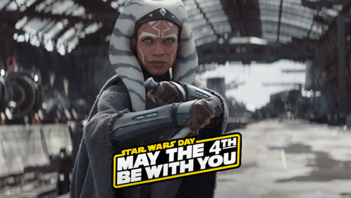 Star Wars Day Poster with Ahsoka Tano