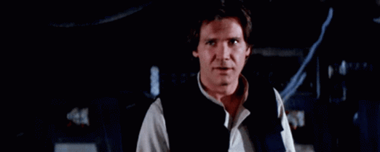 Star Wars Han Solo Salute GIF