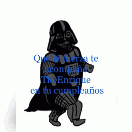 Star Wars Happy Birthday Darth Vader GIF