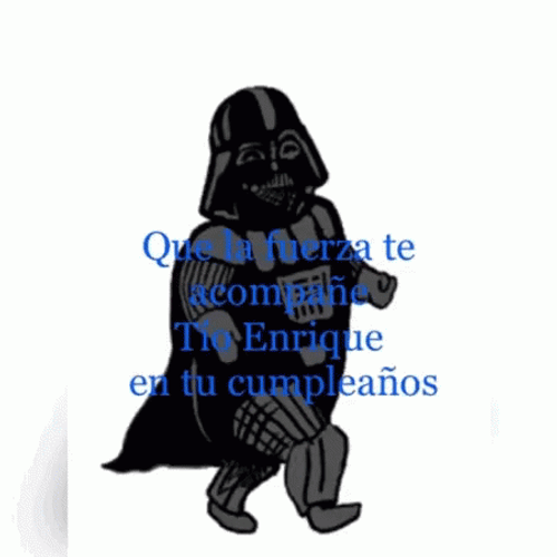 Star Wars Happy Birthday Darth Vader GIF
