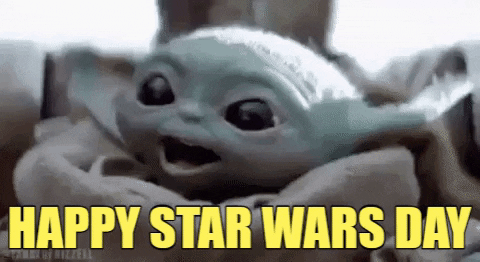 Star Wars Happy Birthday Excited Yoda GIF
