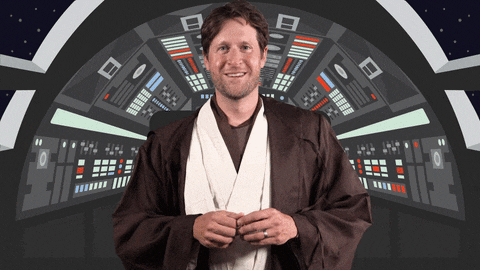 Star Wars Happy Birthday Obi Wan Kenobi Costume GIF
