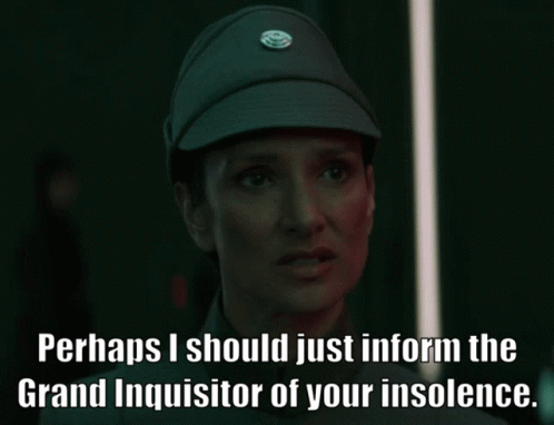 Star Wars Indira Varma Perhaps Assistance GIF