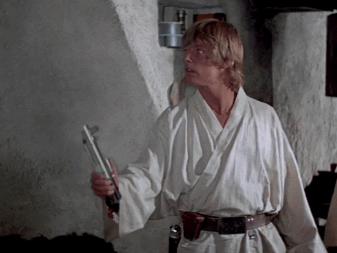 Star Wars Inspired Laser Blade Sword GIF