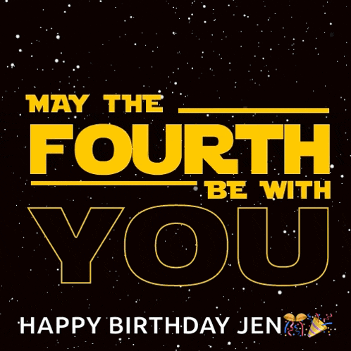 Star Wars May The4th Be With You Gif GIF
