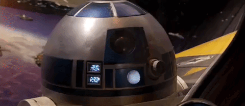Star Wars Robot in Space