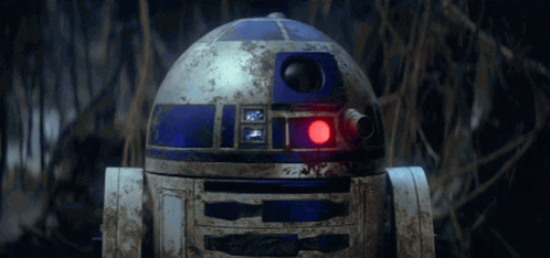 Star Wars Robot With Purple Light