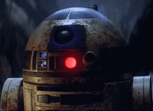 Star Wars Robot With Red Light