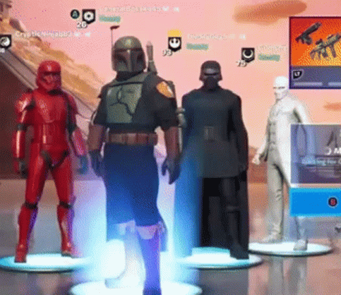Star Wars Squad Right Foot Creep GIF