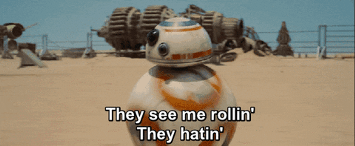 Star Wars They See Me Rollin GIF