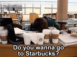 Wanna Go To Starbucks Office Mishap GIF