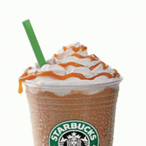 Starbucks Drink With Whipped Cream and Green Straw