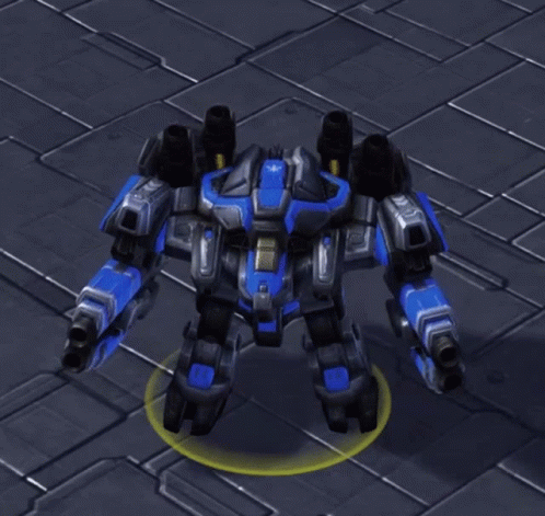 Starcraft 2 Blue Hammer Siege GIF