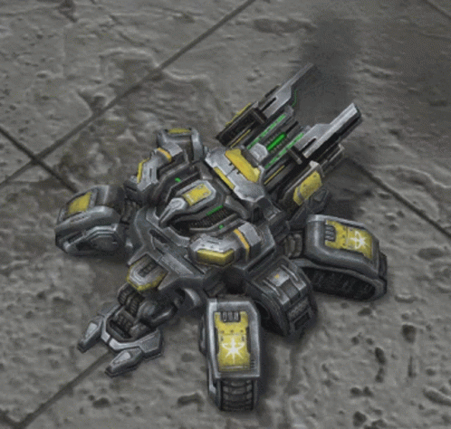 Starcraft 2 Siege Tank GIF