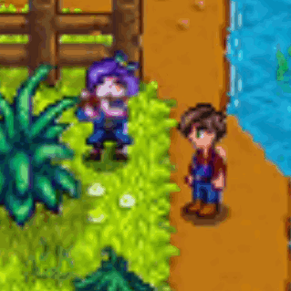 Stardew Valley Character Playing Flute GIF