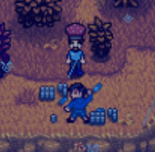 Stardew Valley Drunk Shane Sleeping On Road GIF