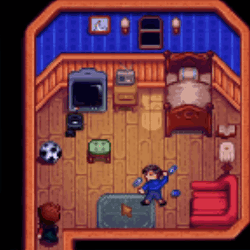 Stardew Valley Game Character Saying Oh Dear GIF