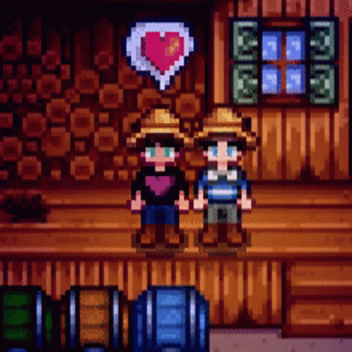 Stardew Valley Game Characters Heart GIF